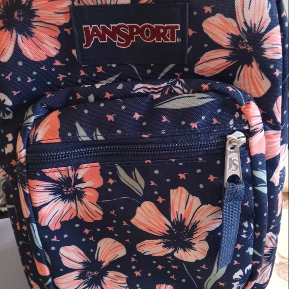 Jansport Other Jansport Floral Pink And Navy Lunch Box Poshmark